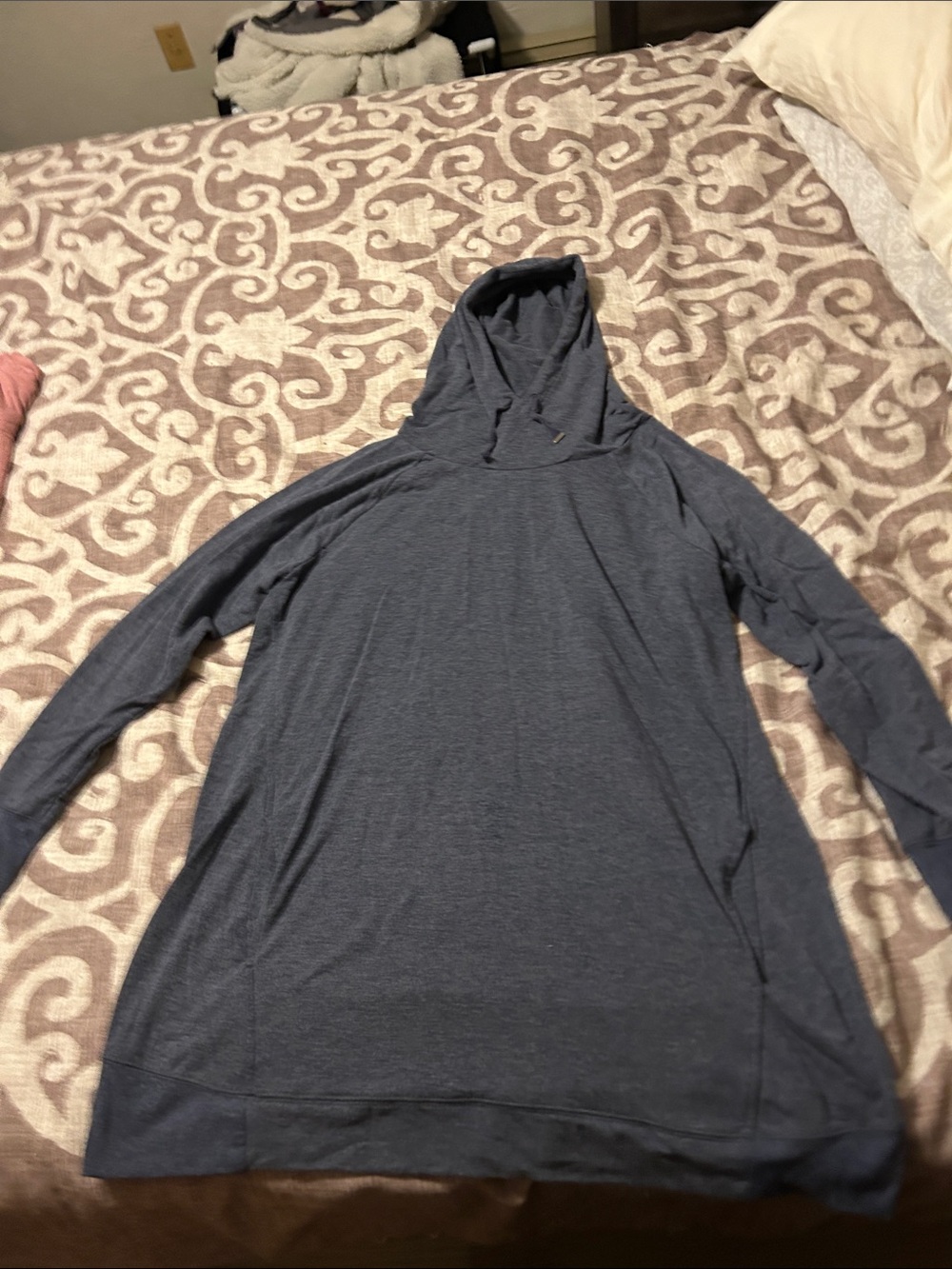 tek gear Women's Navy Hooded Long-Sleeve Tunic